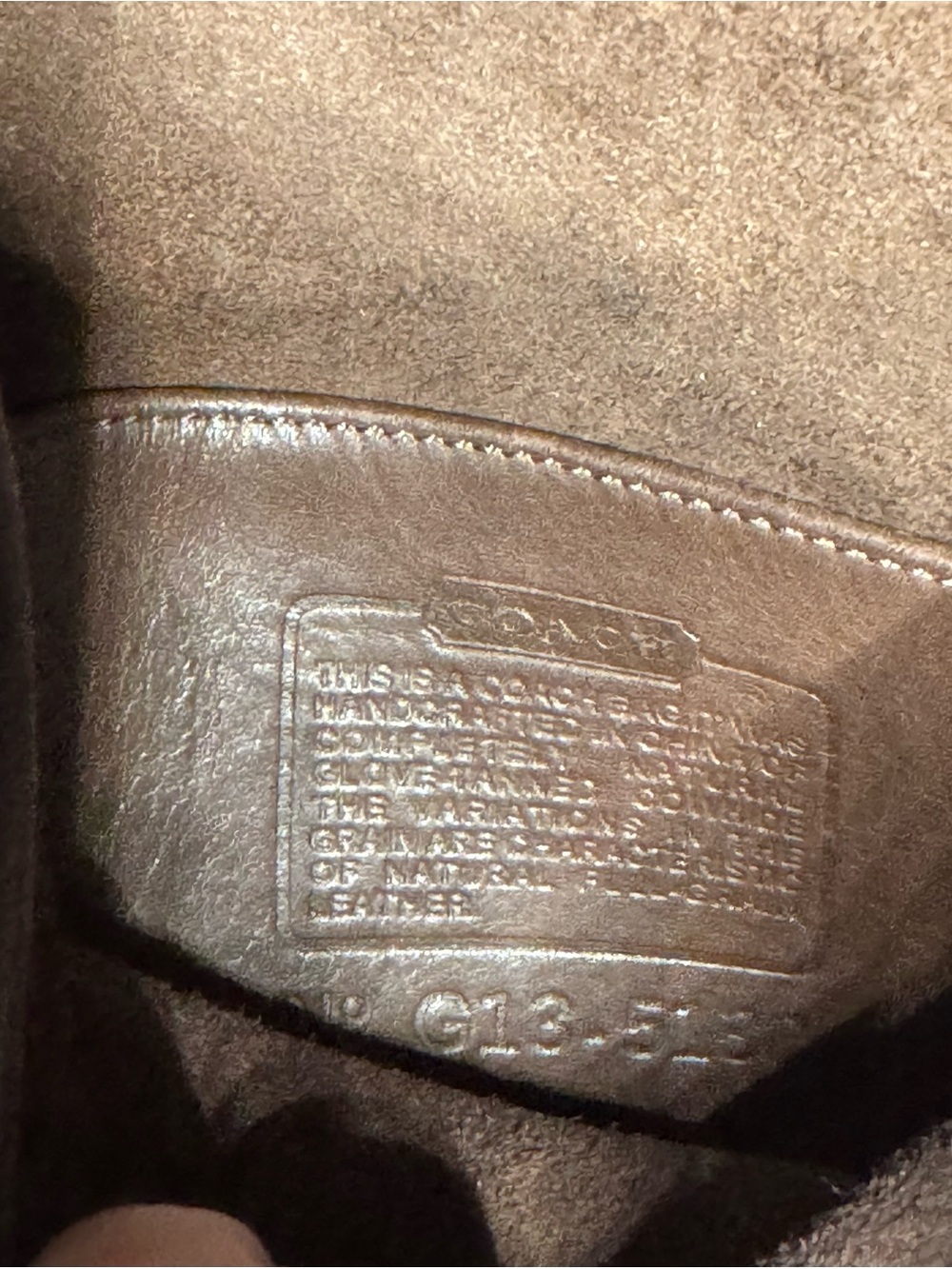 Coach 1990’s Station Bag EUC - Picture 7 of 7
